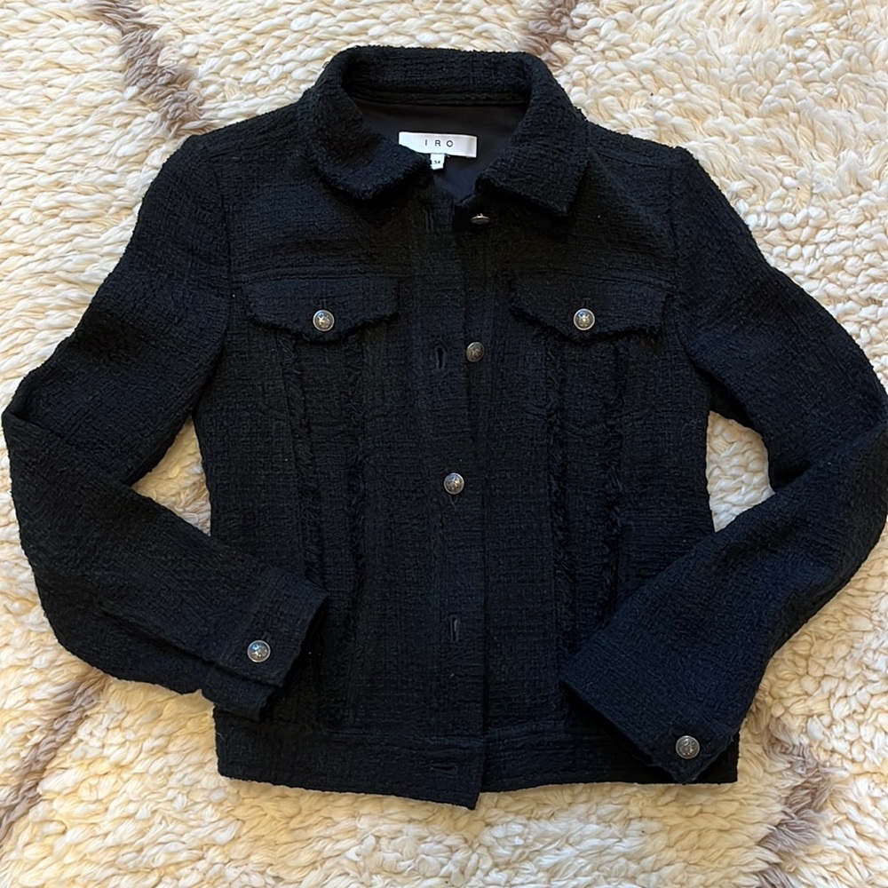 IRO Paloma jacket- black size 34/XXS/XS